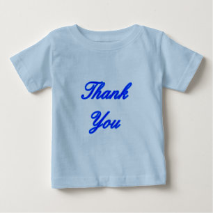 Camiseta Para Bebê Azul Azul, Obrigado Design O MUSEUM Zazzle Gifts