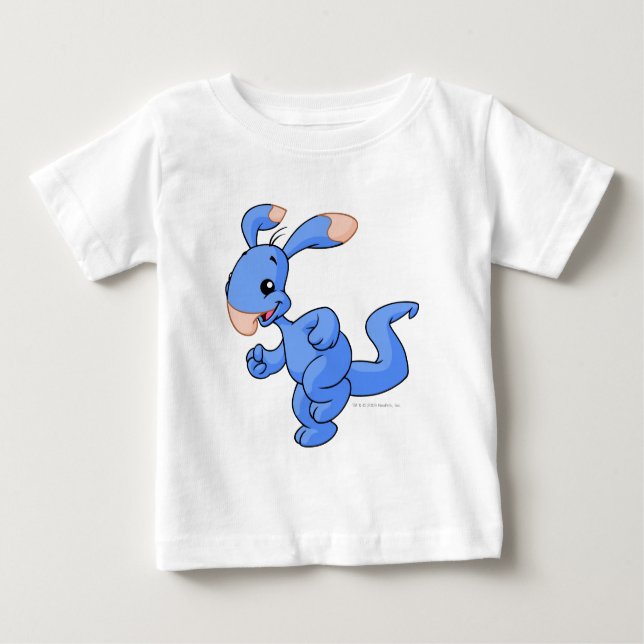 Camiseta Para Bebê Azul de Blumaroo (Frente)