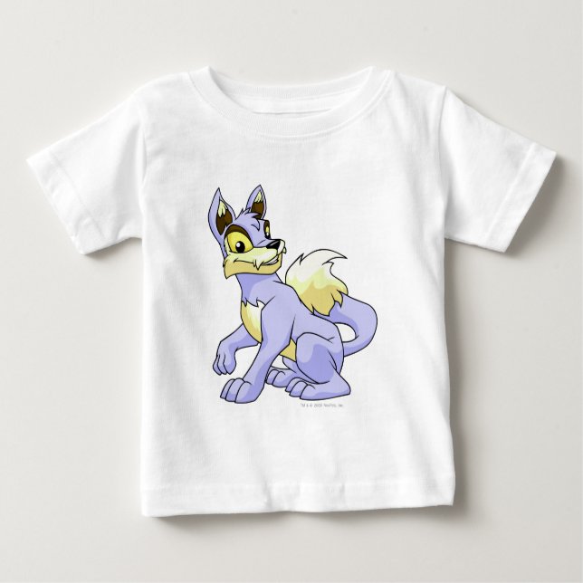 Camiseta Para Bebê Azul de Lupe (Frente)