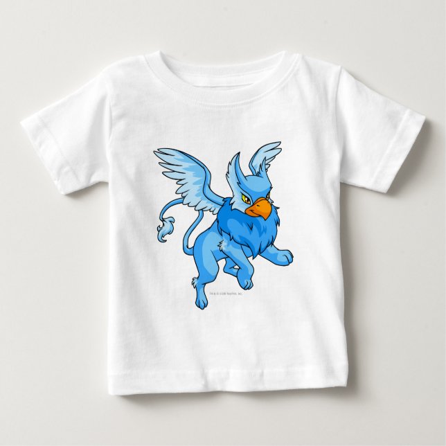 Camiseta Para Bebê Azul do Eyrie (Frente)