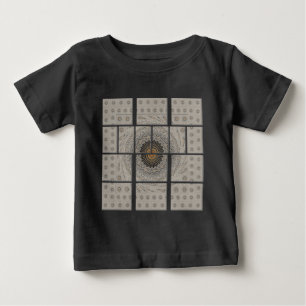 Camiseta Para Bebê Azulejos de canvas Floral de Parede Hakuna Matata