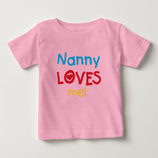 Camiseta Para Bebê Babá LOVESME (Frente)
