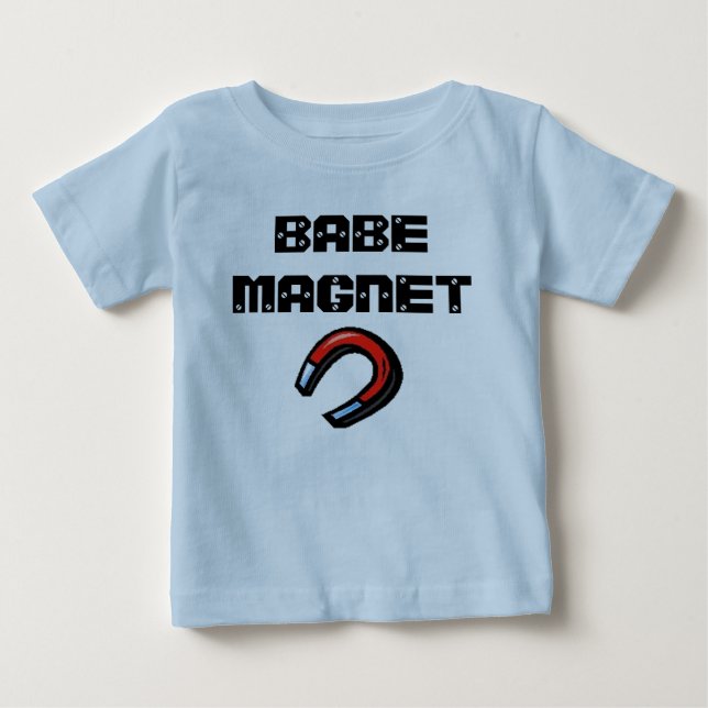 CAMISETA PARA BEBÊ BABE MAGNET (Frente)