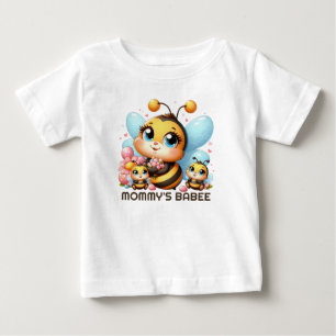 Camiseta Para Bebê Babilizável para Mamãe de Cute
