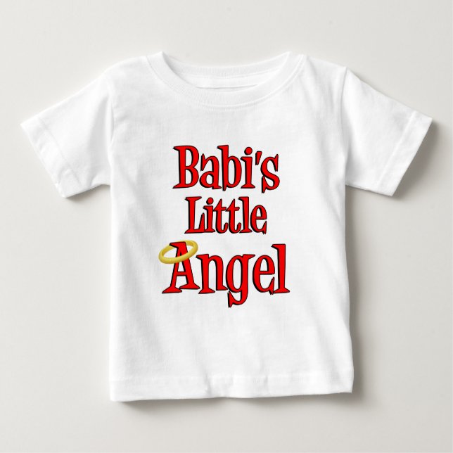 Camiseta Para Bebê Babi's Little Angel (Frente)
