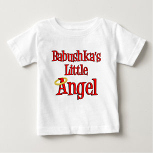 Camiseta Para Bebê Babushka Little Angel