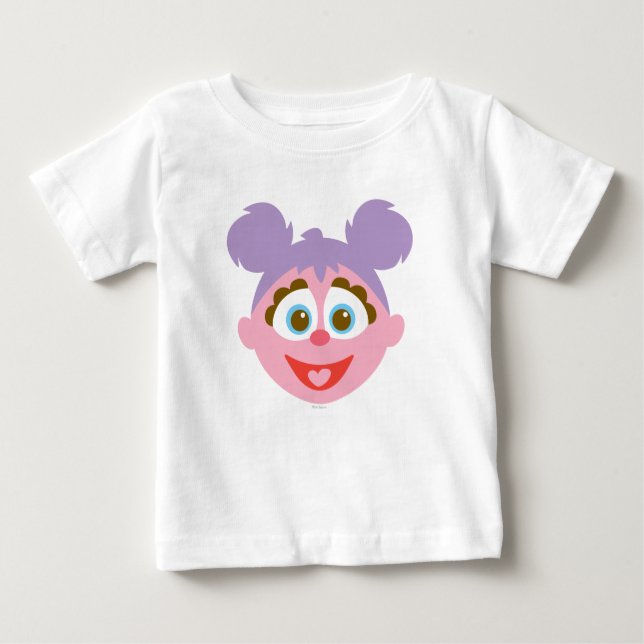 Camiseta Para Bebê Baby Abby Cadabby Cara Grande (Frente)