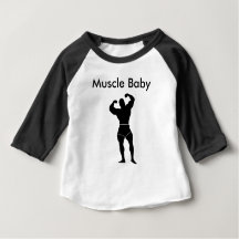 Baby American Roupa Muscle Baby T-Shirt