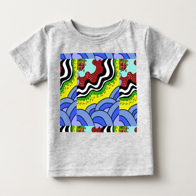 Camiseta Para Bebê Baby Art (Frente)