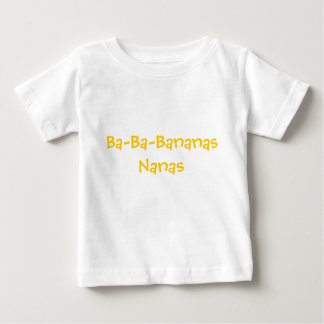 Camiseta Para Bebê Baby Ba-Ba-Bananas