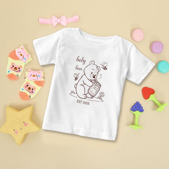 Camiseta Para Bebê Baby Bear Est 2025 (Criador carregado)