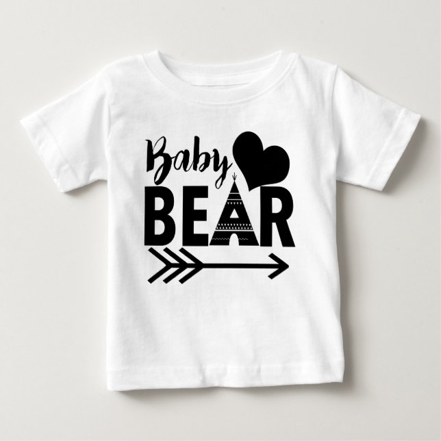Camiseta Para Bebê Baby Bear Infant Body Suit (Frente)