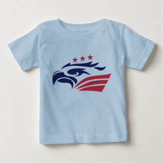 Camiseta Para Bebê Baby Blue 2024 Eletion American Baby T-Shirt