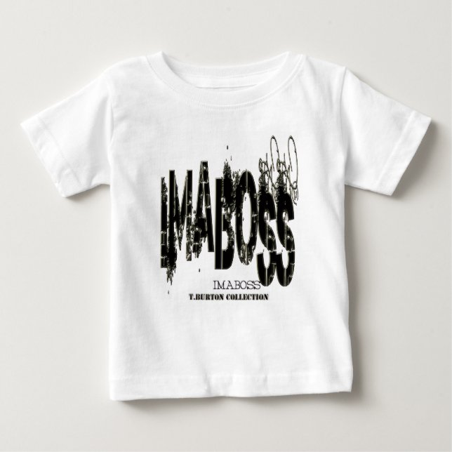 Camiseta Para Bebê Baby Boss Collection  (Frente)