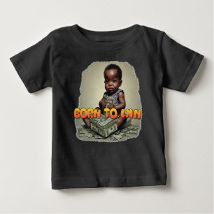 Camiseta Para Bebê Baby Boss Nascer To Win