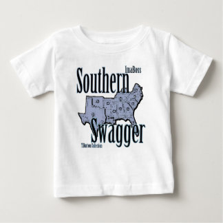 Camiseta Para Bebê Baby Boss Southern Swagger