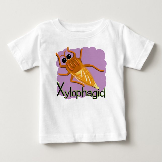 Camiseta Para Bebê Baby Bug X (Frente)