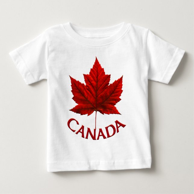 Camiseta Para Bebê Baby Canada Souvenir Creeper Baby Canada Romper (Frente)