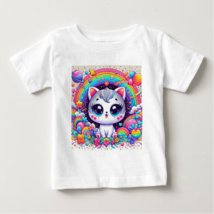 Camiseta Para Bebê Baby Cat 6