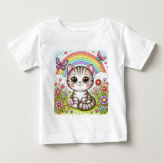 Camiseta Para Bebê Baby Cat 8