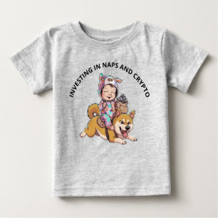Camiseta Para Bebê Baby Crypto