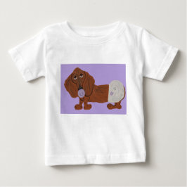 Camiseta Para Bebê Baby Dachshund