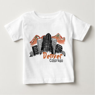 Camiseta Para Bebê Baby Denver Colorado