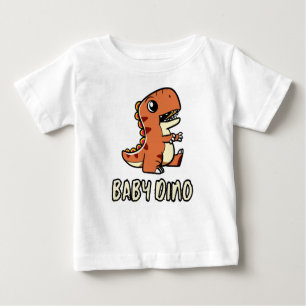 Camiseta Para Bebê Baby Dino