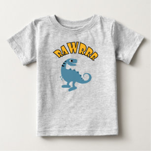 Camiseta Para Bebê Baby Dinosaur Design - Baby Fine Jersey T Shirt