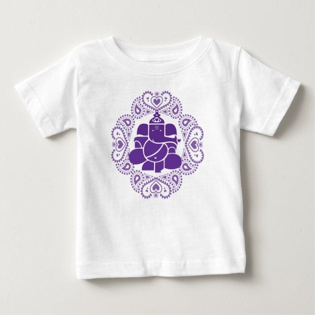 Camiseta Para Bebê Baby Elephant T-Shirt (Frente)