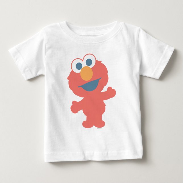 Camiseta Para Bebê Baby Elmo (Frente)