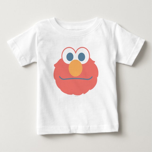 Camiseta Para Bebê Baby Elmo Face (Frente)