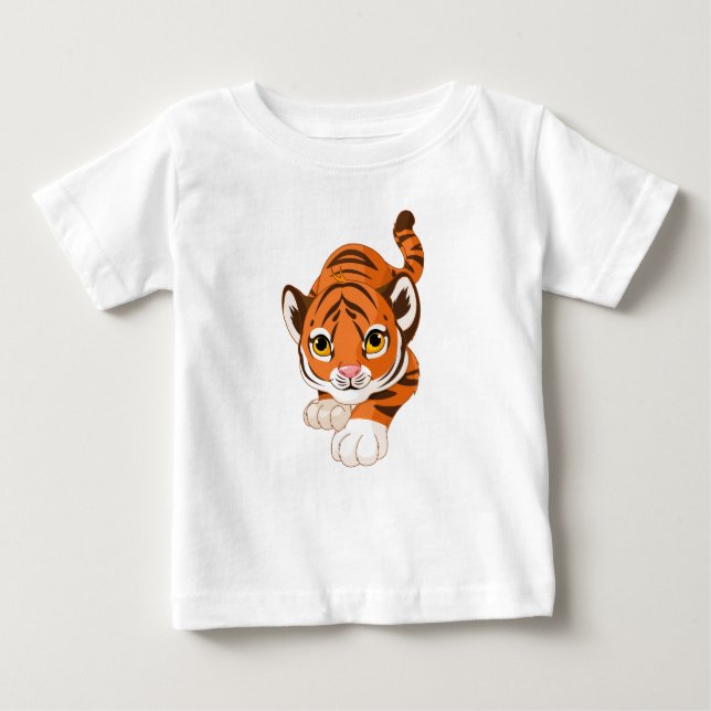 Camiseta Para Bebê baby fine jersey (Frente)