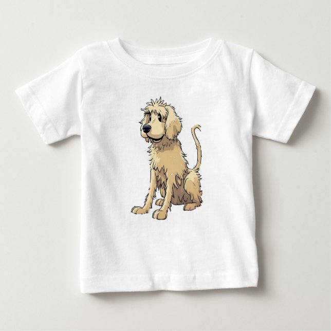 Camiseta Para Bebê Baby Fine Jersey Shaggy Dog T Shirt (Frente)