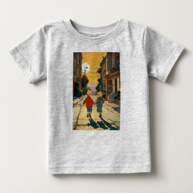 Camiseta Para Bebê Baby Fine Jersey T-Shirt (Frente)