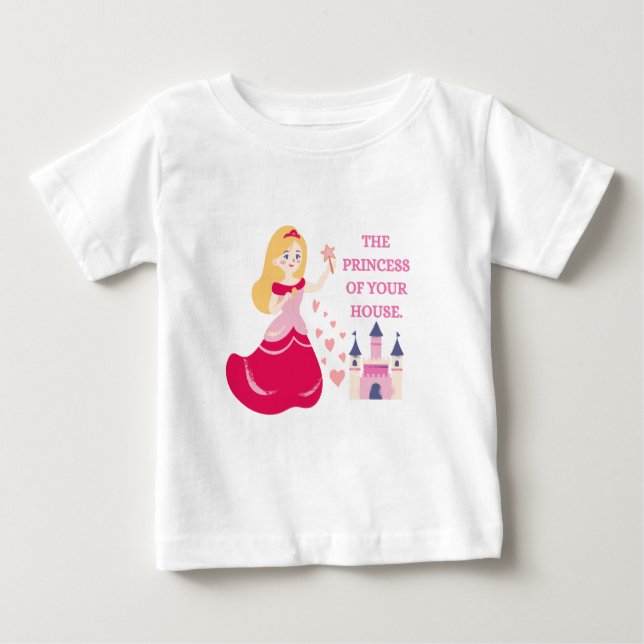 Camiseta Para Bebê Baby Fine Jersey T-Shirt (Frente)