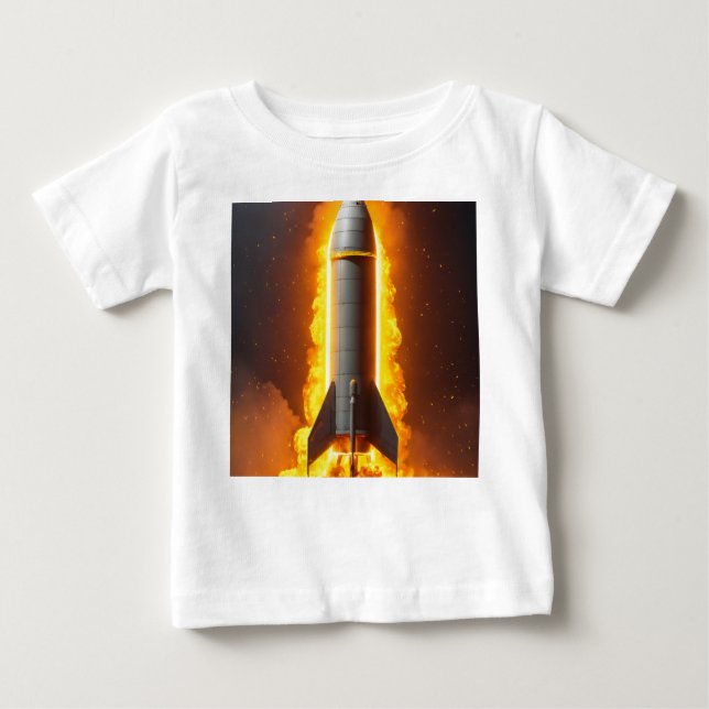 Camiseta Para Bebê Baby Fine Jersey T-Shirt (Frente)