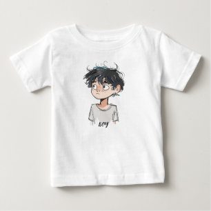 Camiseta Para Bebê Baby Fine Jersey T-Shirt