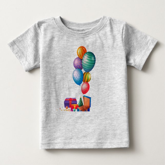 Camiseta Para Bebê Baby Fine Jersey T-Shirt (Frente)
