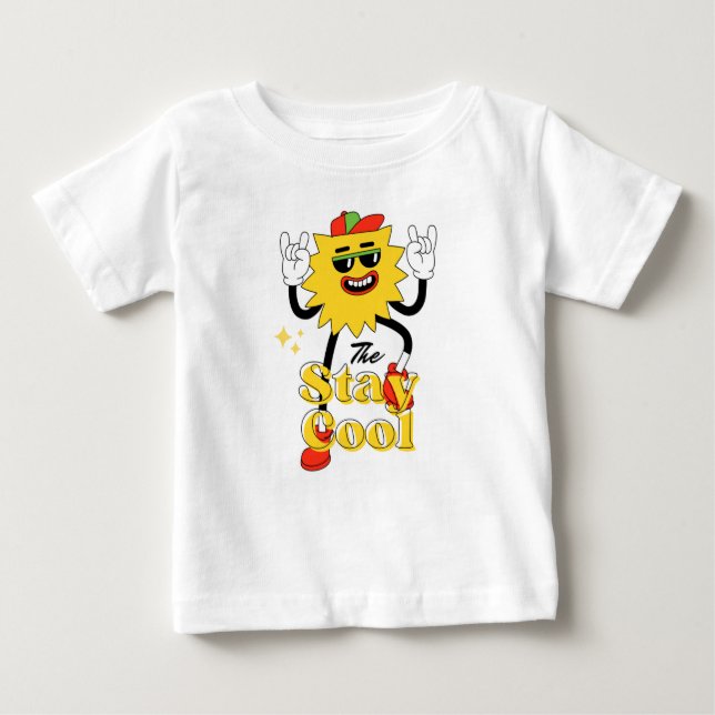 Camiseta Para Bebê Baby Fine Jersey T-Shirt (Frente)