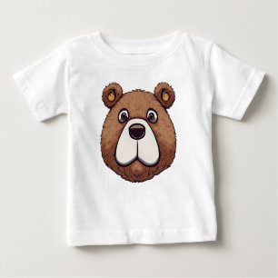 Camiseta Para Bebê Baby Fine Jersey Teddy Bear T-Shirt