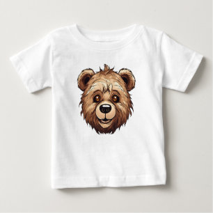 Camiseta Para Bebê Baby Fine Jersey Teddy Bear T-Shirt