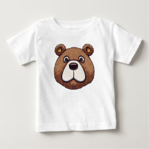 Camiseta Para Bebê Baby Fine Jersey Teddy Bear T-Shirt
