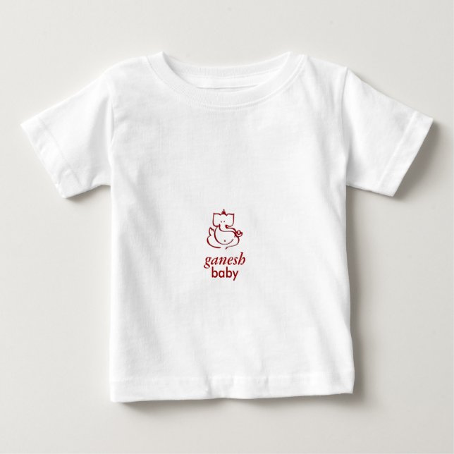 Camiseta Para Bebê Baby Ganesh (Frente)
