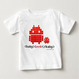 Camiseta Para Bebê Baby Geek