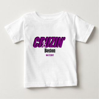 Camiseta Para Bebê Baby Girl Cruzin Boston