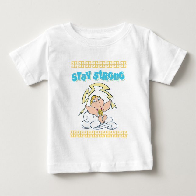 Camiseta Para Bebê Baby Hercules - Stay Strong Baby T-Shirt (Frente)