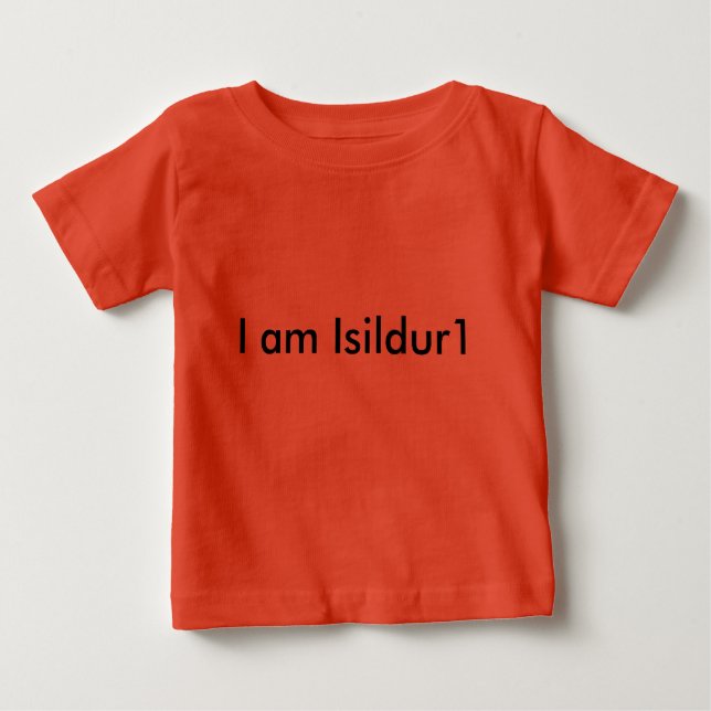 Camiseta Para Bebê Baby Isildur1 (Frente)