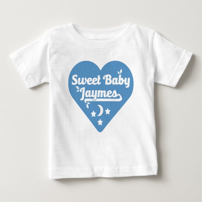 Camiseta Para Bebê Baby Jaymes Design (Frente)