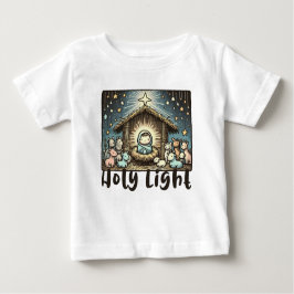 Camiseta Para Bebê Baby Jesus : Holy Light: Sacred Light